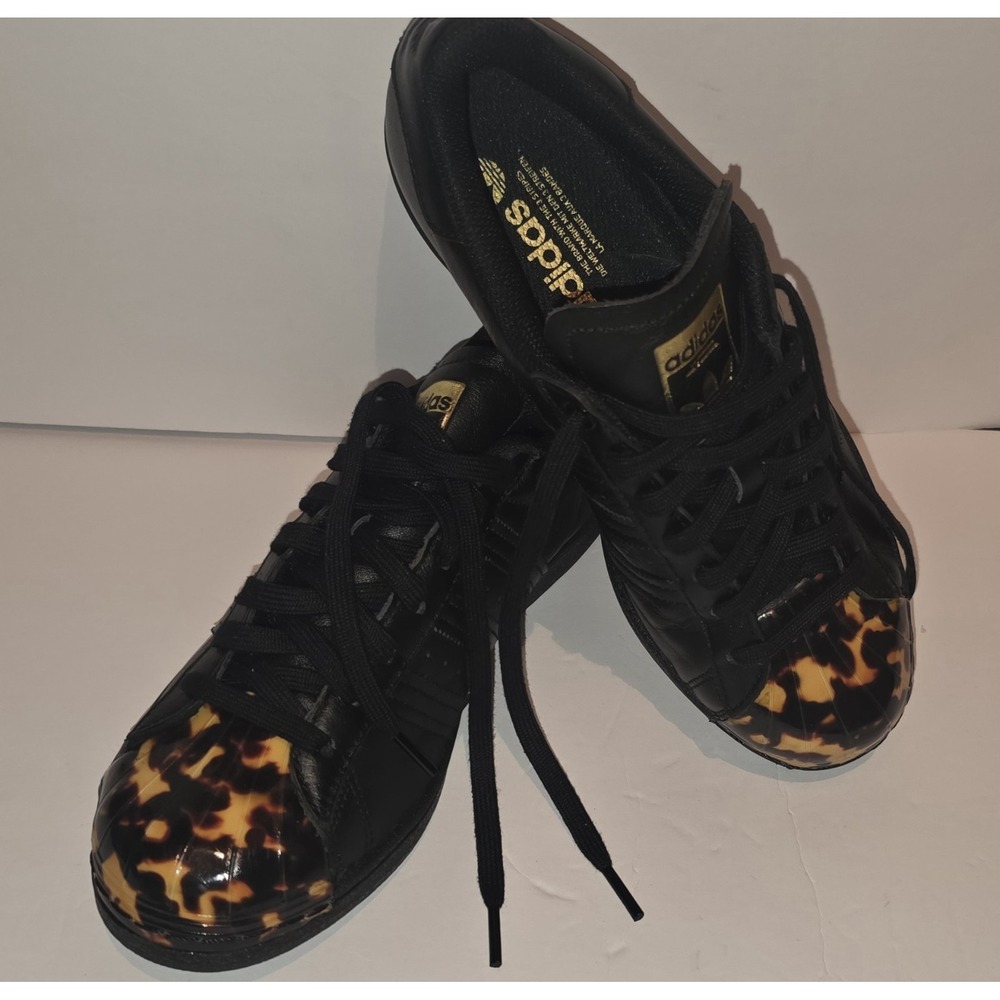 Size 8.5 - Adidas Superstar Tortoise W